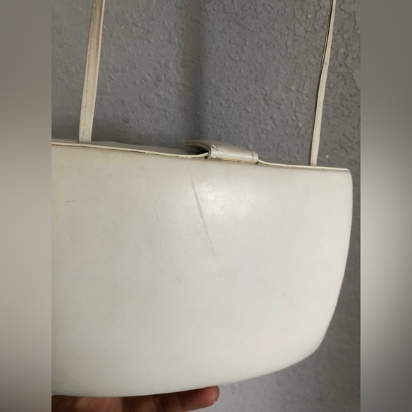 Barbara Bolan Too vintage white clutch purse - Picture 2 of 16